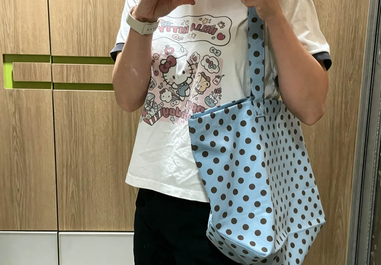 Polka Dot Custom Canvas Tote Bag | Polka Dot | MOQ 30pcs | Wholesale OEM ODM