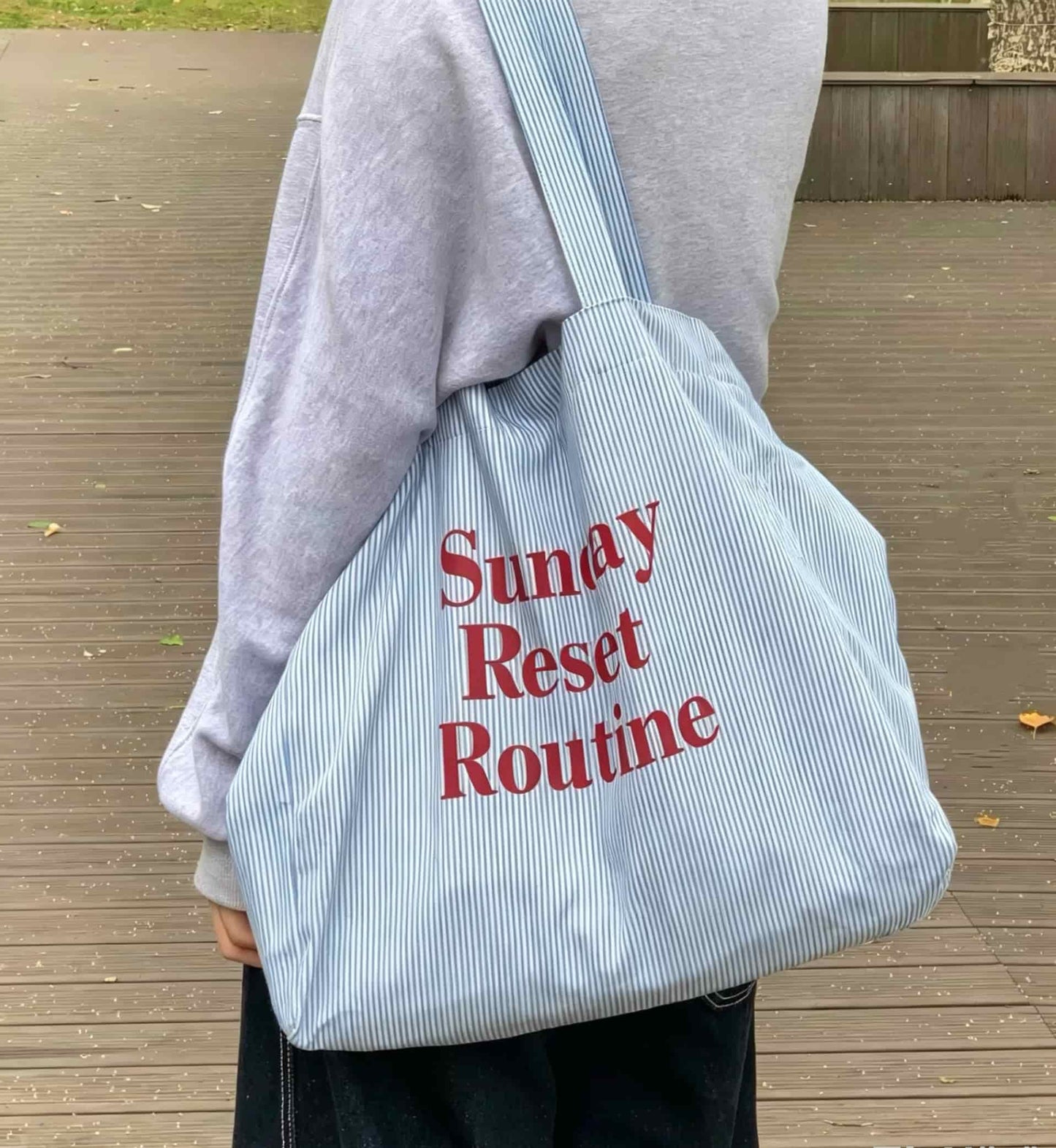 Stripe Custom Canvas Tote Bag | Stripe | MOQ 30pcs | Wholesale OEM ODM
