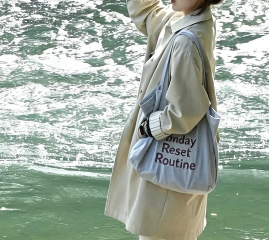 Sunday Custom Canvas Tote Bag | Sunday Tote | MOQ 30pcs | Wholesale OEM ODM