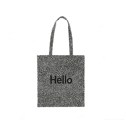 Polka Dot Custom Canvas Tote Bag | Polka Dot | MOQ 30pcs | Wholesale OEM ODM