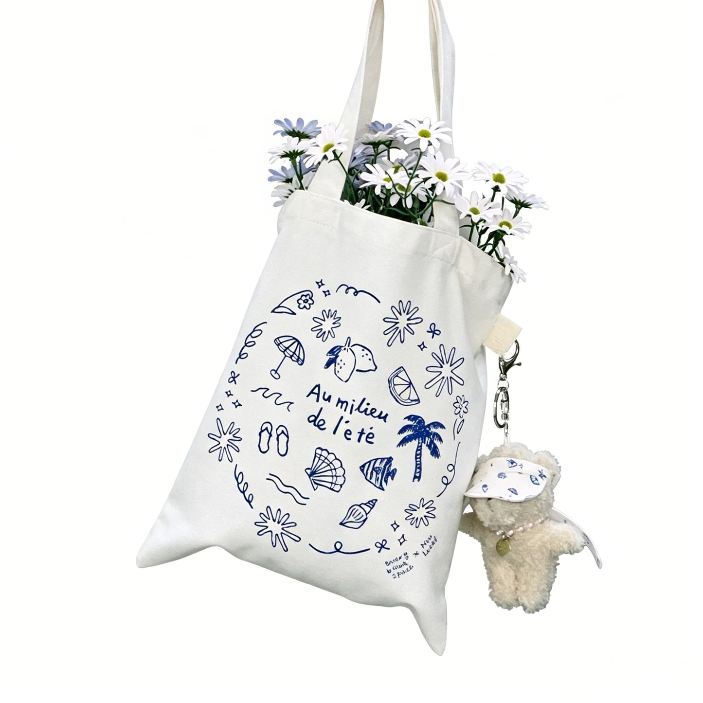 Floral Custom Canvas Tote Bag | Floral Tote | MOQ 30pcs | Wholesale OEM ODM