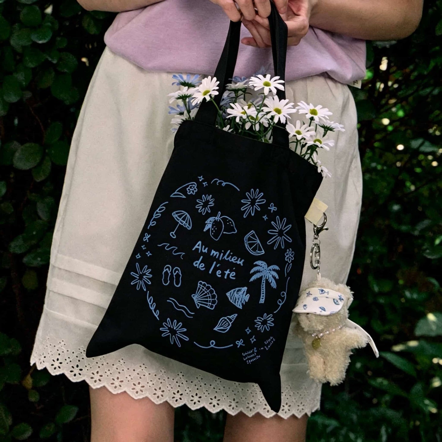 Floral Custom Canvas Tote Bag | Floral Tote | MOQ 30pcs | Wholesale OEM ODM
