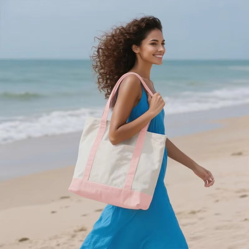 Custom Retail Shopping Canvas Bag Wholesale MOQ 30pcs