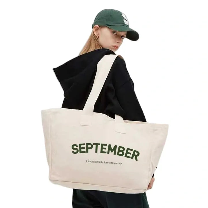 Custom Reusable Canvas Shopping Bag OEM ODM MOQ 30pcs